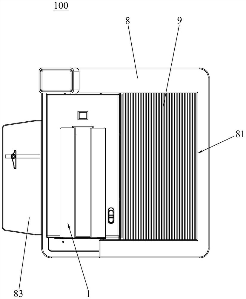 Gluing piece and gluing device of bookbinding machine