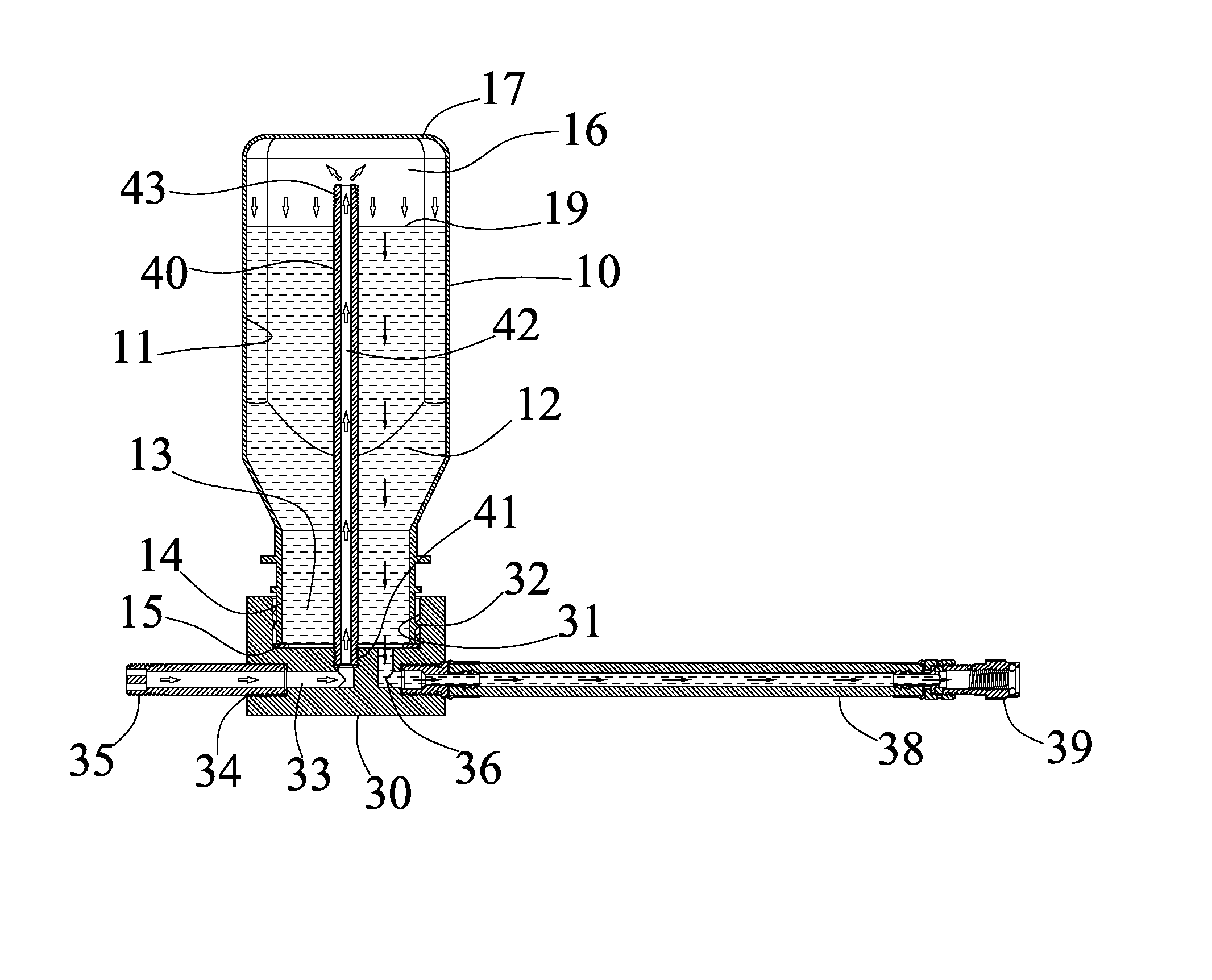 Tire sealant dispensing device