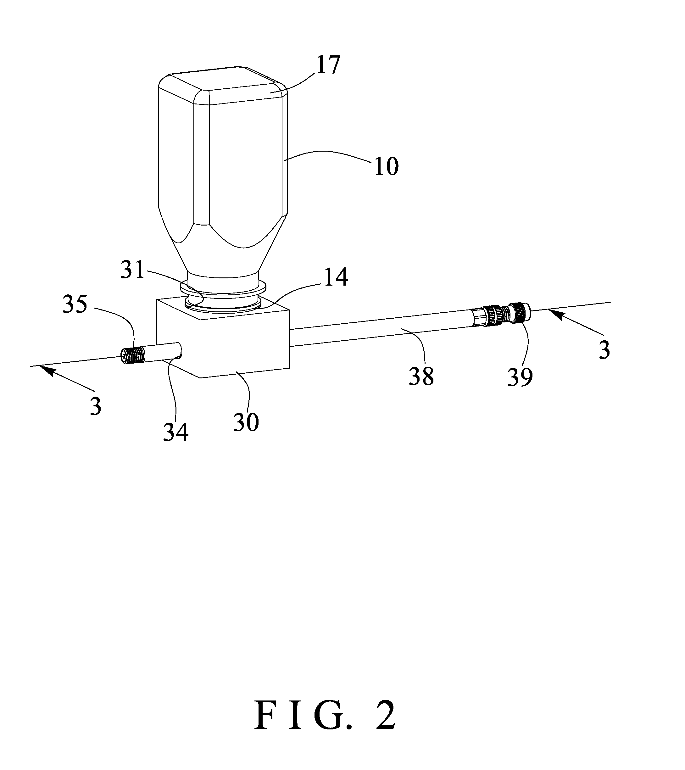 Tire sealant dispensing device