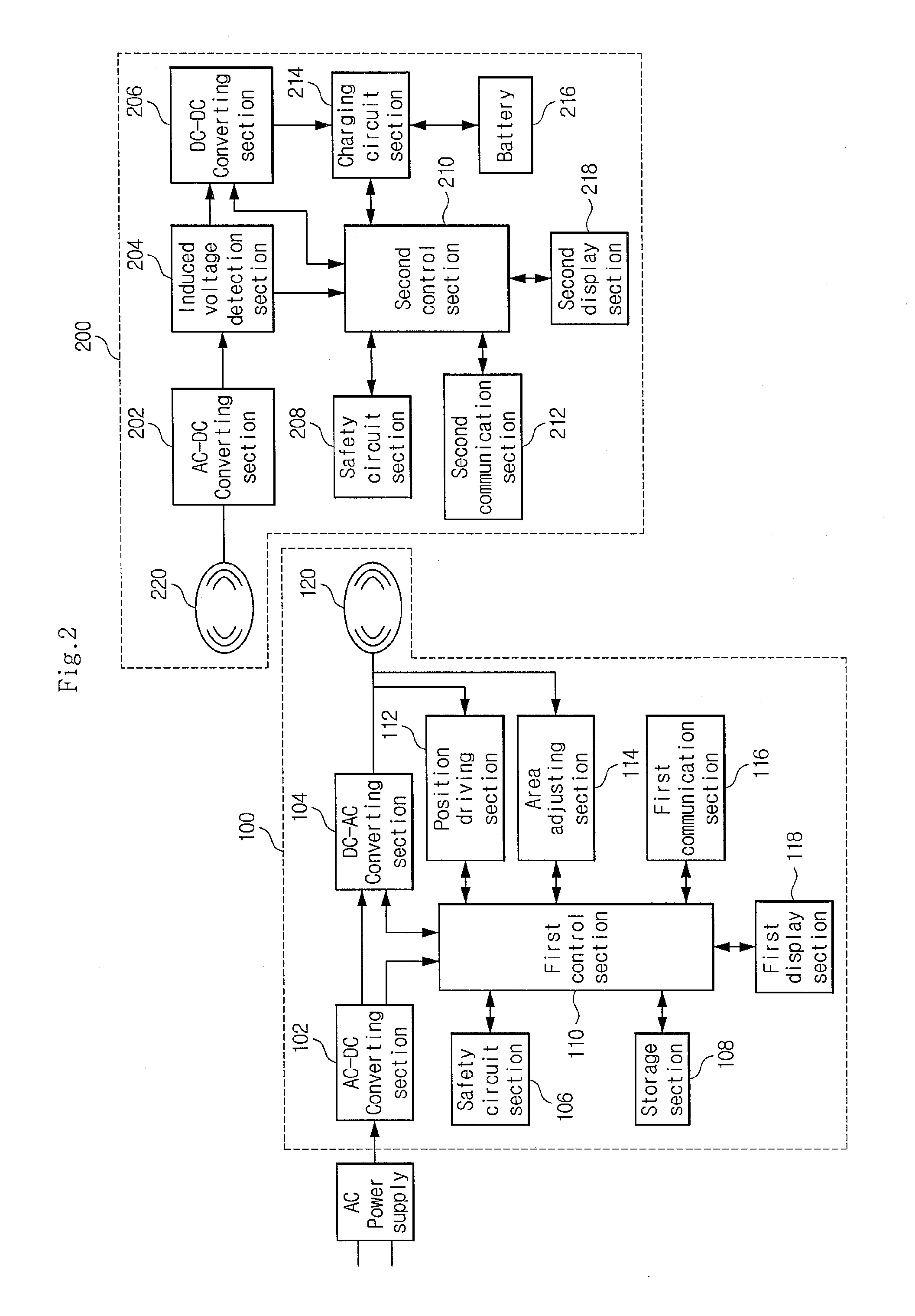 Device, system, and method for inductive charging