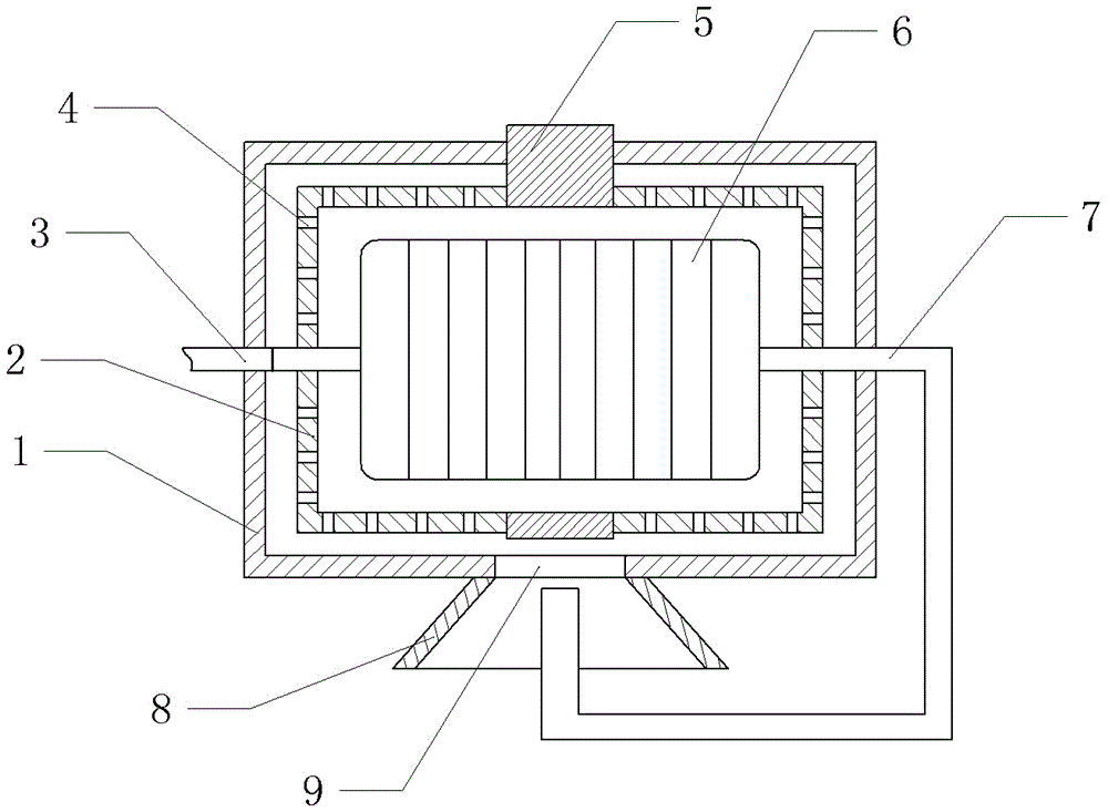 Black tea de-enzyming device