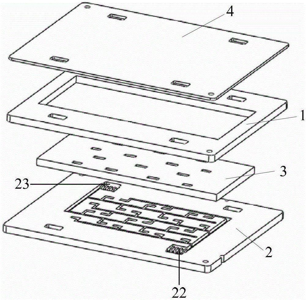 A liquid flow half-cell and a flow battery stack having the same