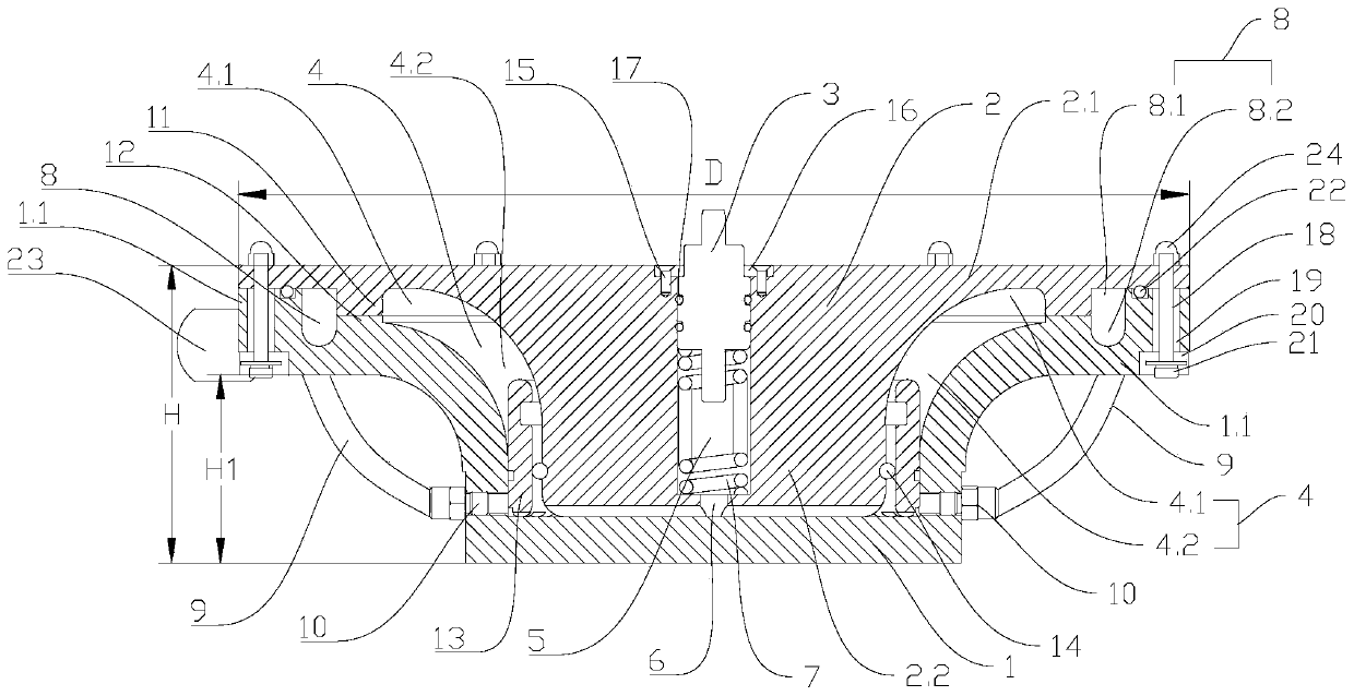 Self-adaptive suspension centering device for die assembly