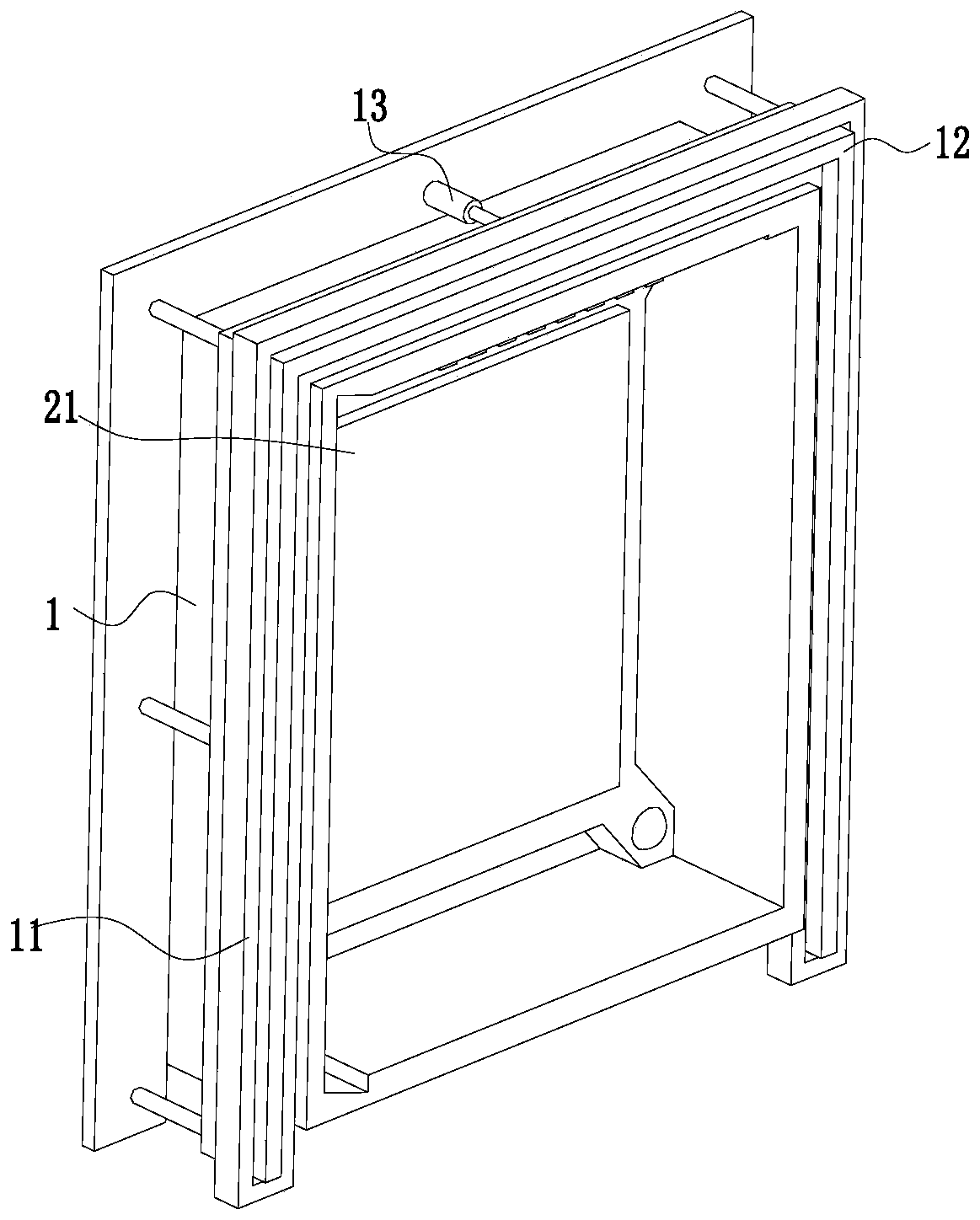 Hard pan collection device for mine energy surveying and surveying method thereof