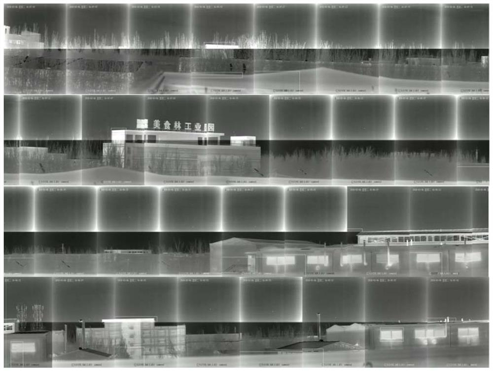 A sector-sweep splicing method applied to land defense monitoring dual-infrared low-altitude detection system