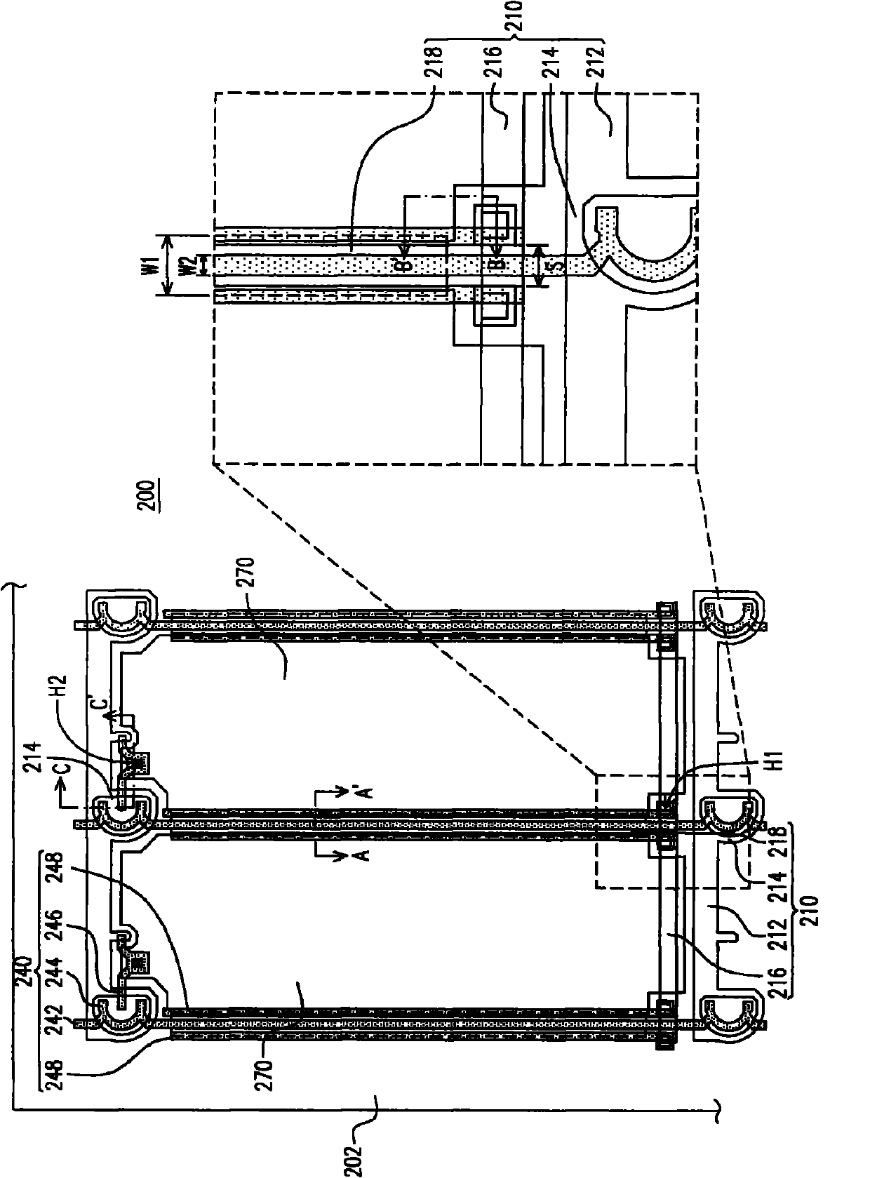 Active element matrix substrate