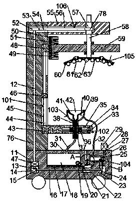 Dairy cow auxiliary milking device for livestock breeding