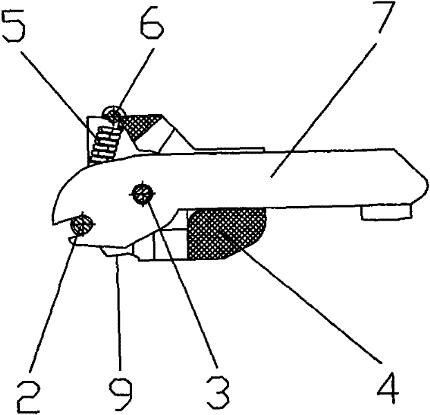 Contact locking device of single-breakpoint molded-case low-voltage circuit breaker