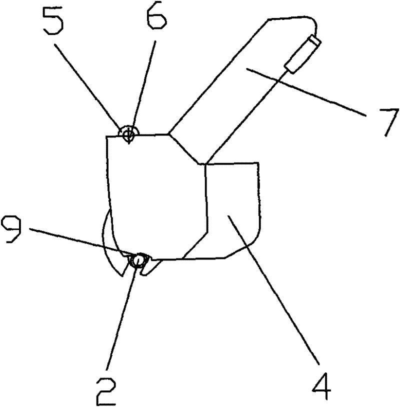 Contact locking device of single-breakpoint molded-case low-voltage circuit breaker