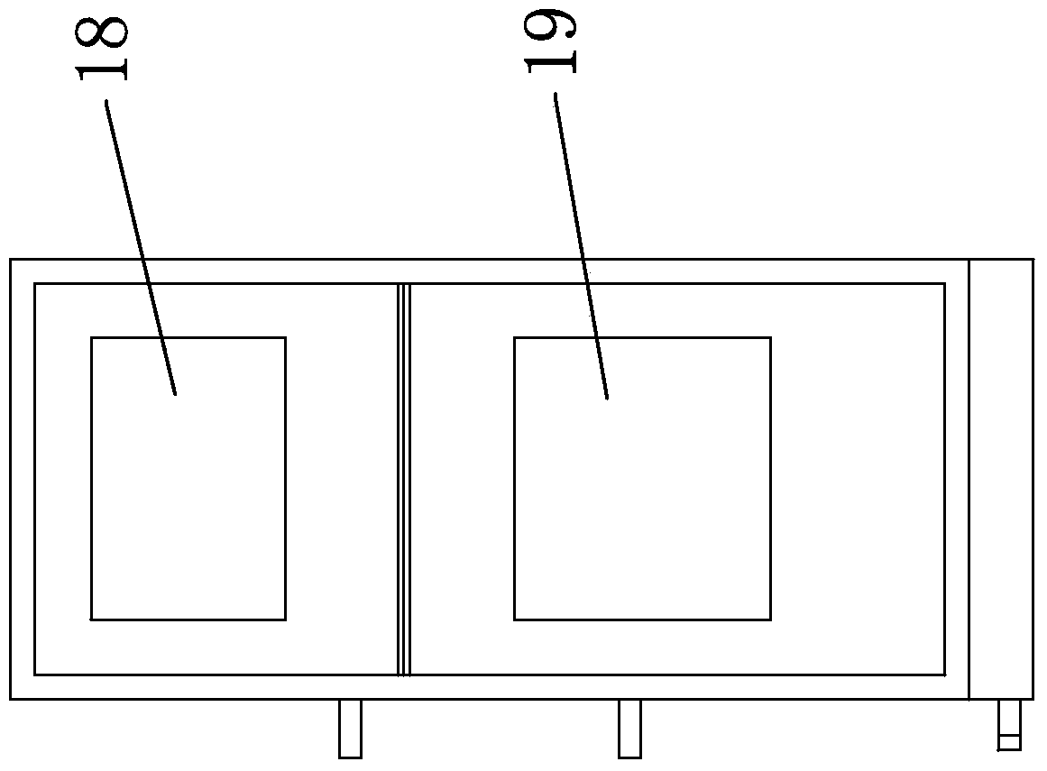 Fresh air treatment device with secondary heat recovery