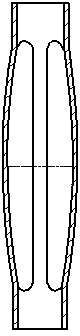 Elastic contact-pin contact part