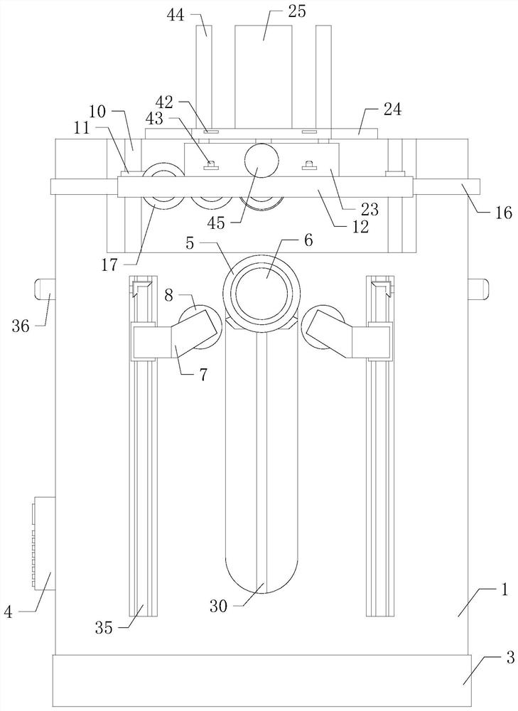 Ring rolling machine with main roller multi-station structure