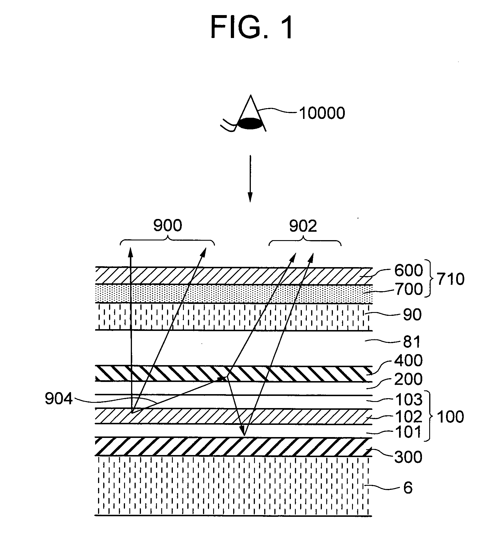 Light emitting element and display device and illumination device using the light emitting element