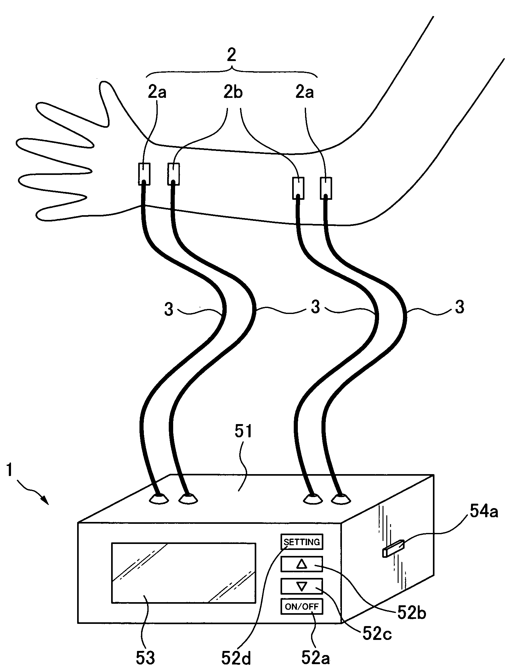 Impedance based muscular strength measuring device