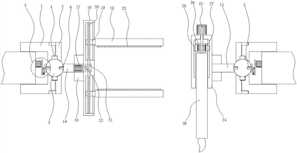 Drawing clamping device for robot