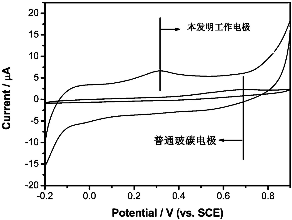 Electrochemical biosensor for detecting α-ketoglutarate, preparation method and application thereof