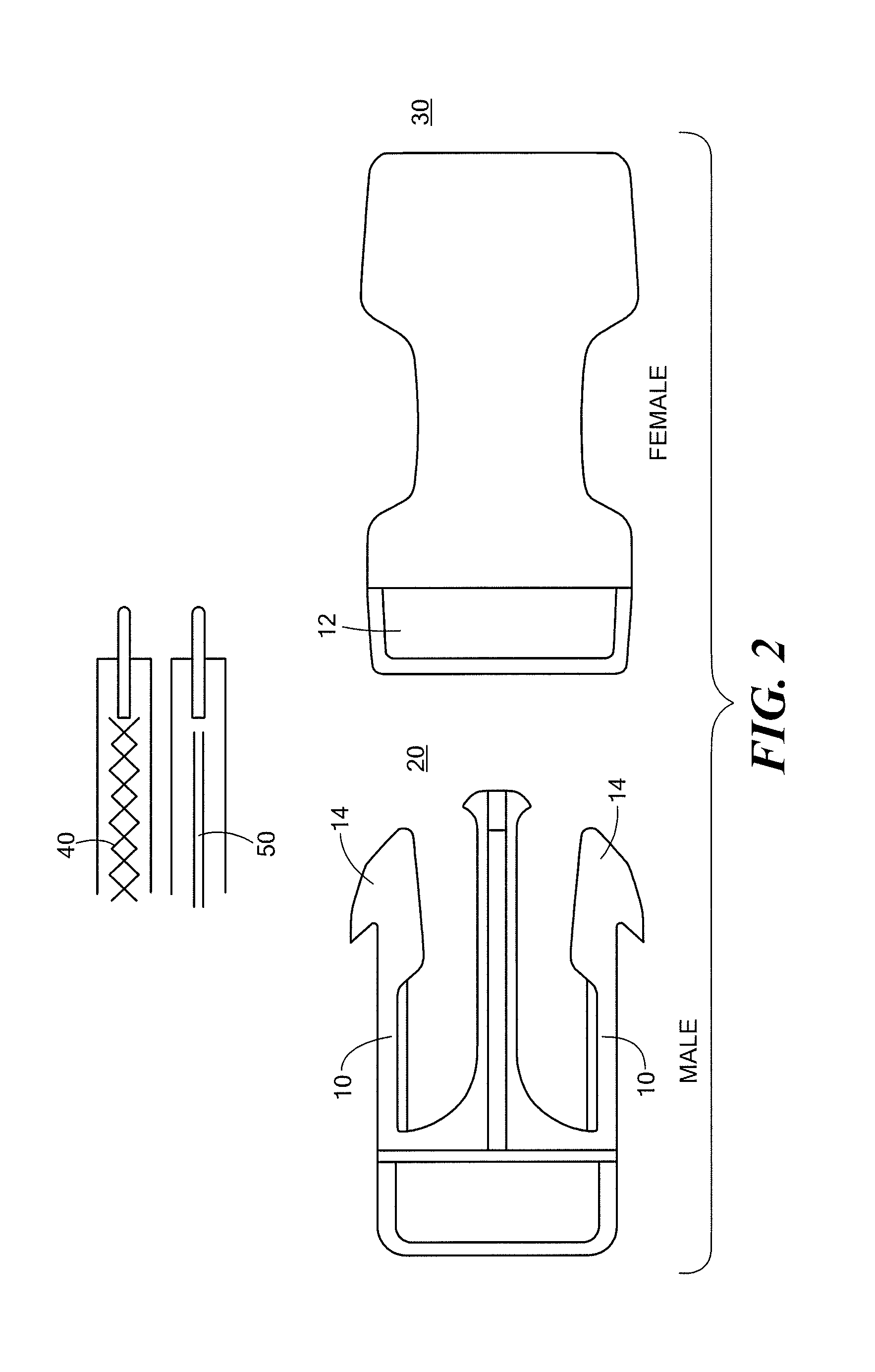 Structure and material for a child resistant buckle