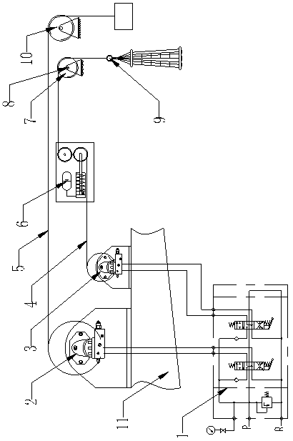 Manned system of ship crane