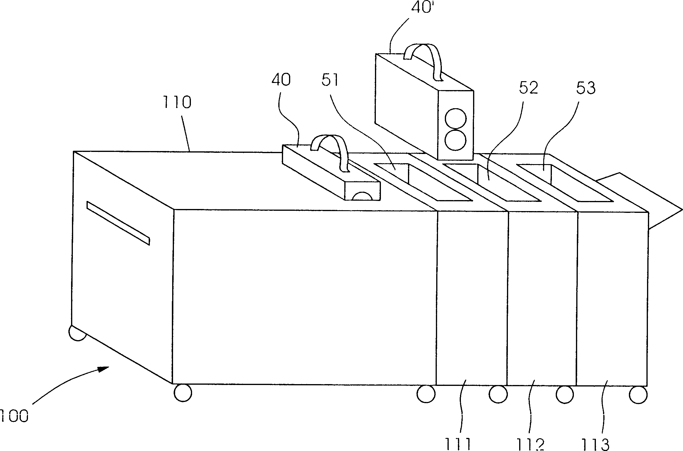 Flowing mechanical treater for page-type printing material