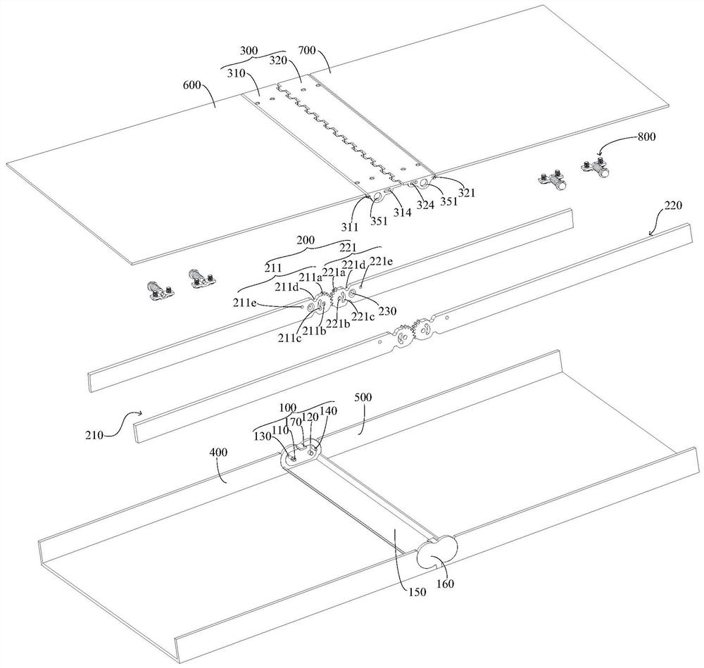 Folding mechanism and electronic equipment