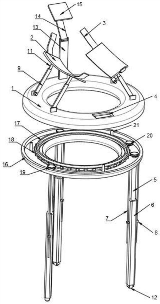 Wearable high-stability fetal heart rate monitoring device and fetal heart rate monitoring system