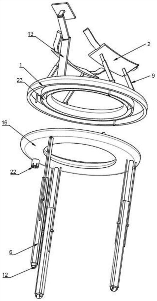 Wearable high-stability fetal heart rate monitoring device and fetal heart rate monitoring system