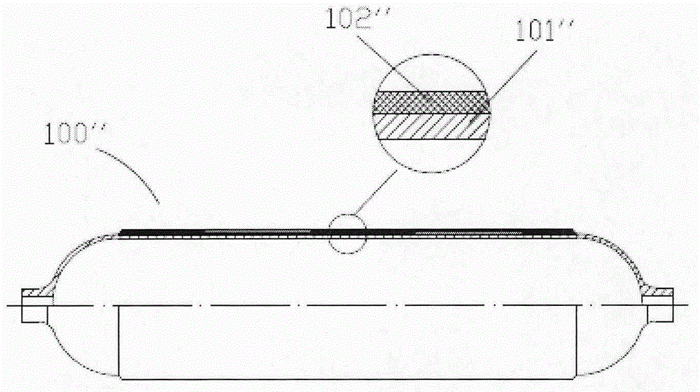 High-pressure gas cylinder with steel wire winding structure