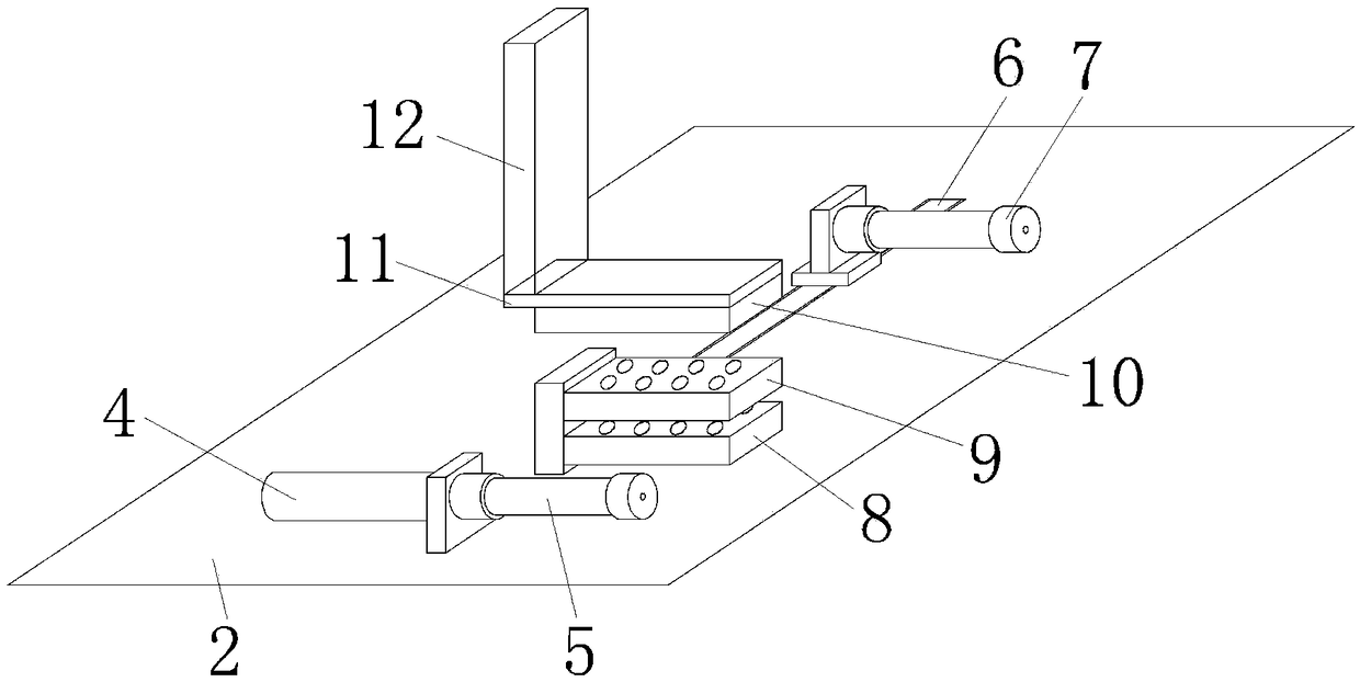 Punching device of rubber belt