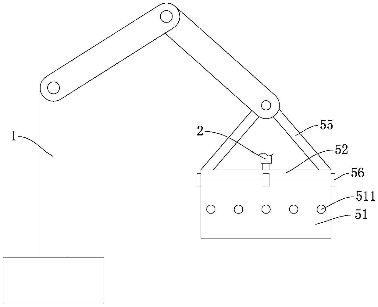 Foam concrete distributing machine and distributing method thereof