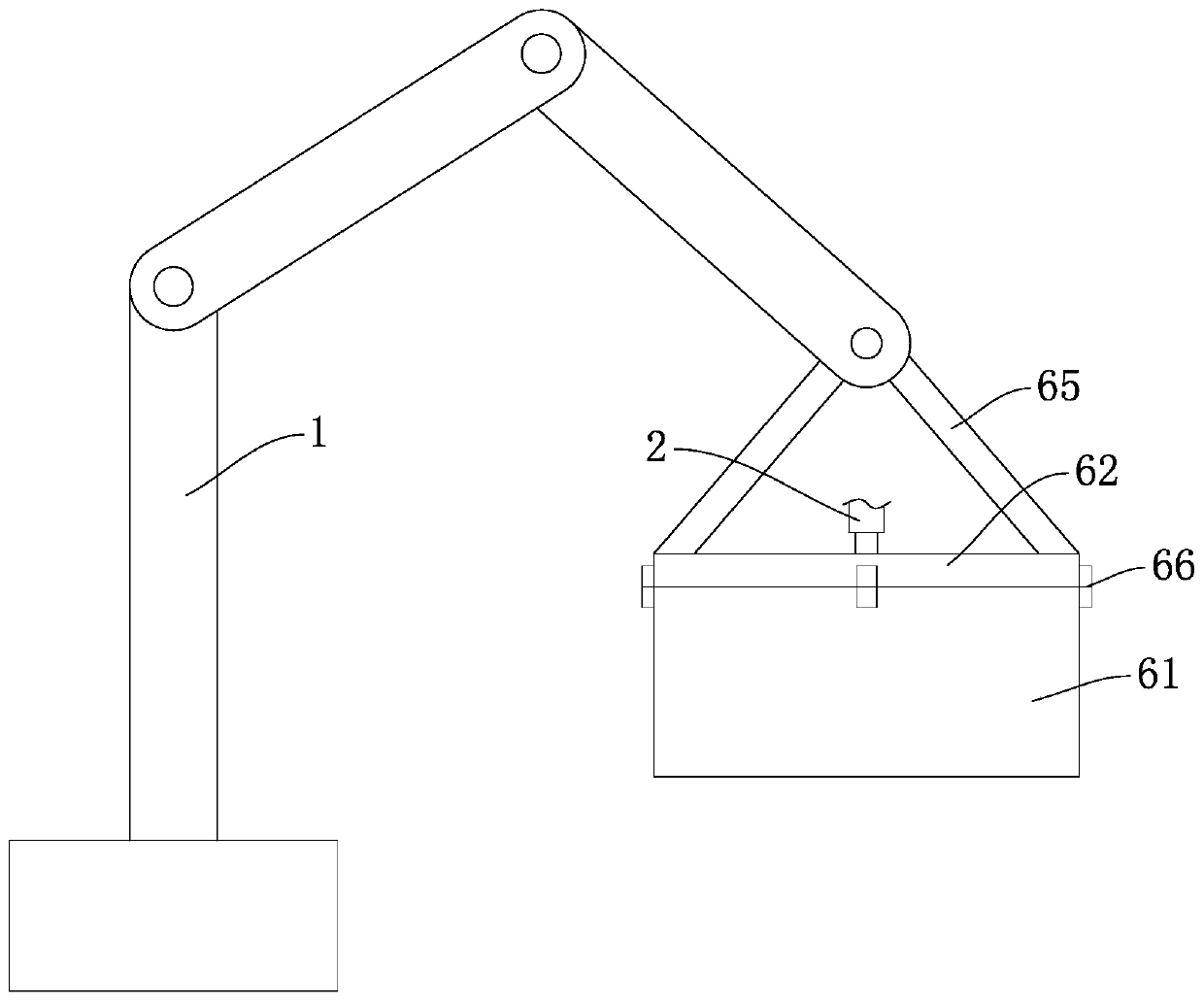 Foam concrete distributing machine and distributing method thereof