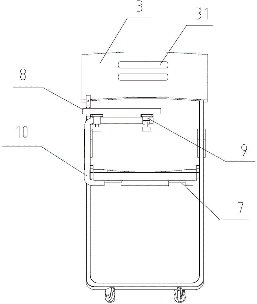 Portable foldable desk and chair connected unit