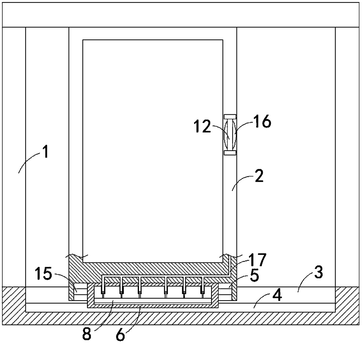 Labor-saving anti-collision sliding window