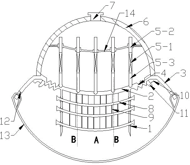 Strain type pipeline velocity sensor of vibrating reed structure and application method of strain type pipeline velocity sensor