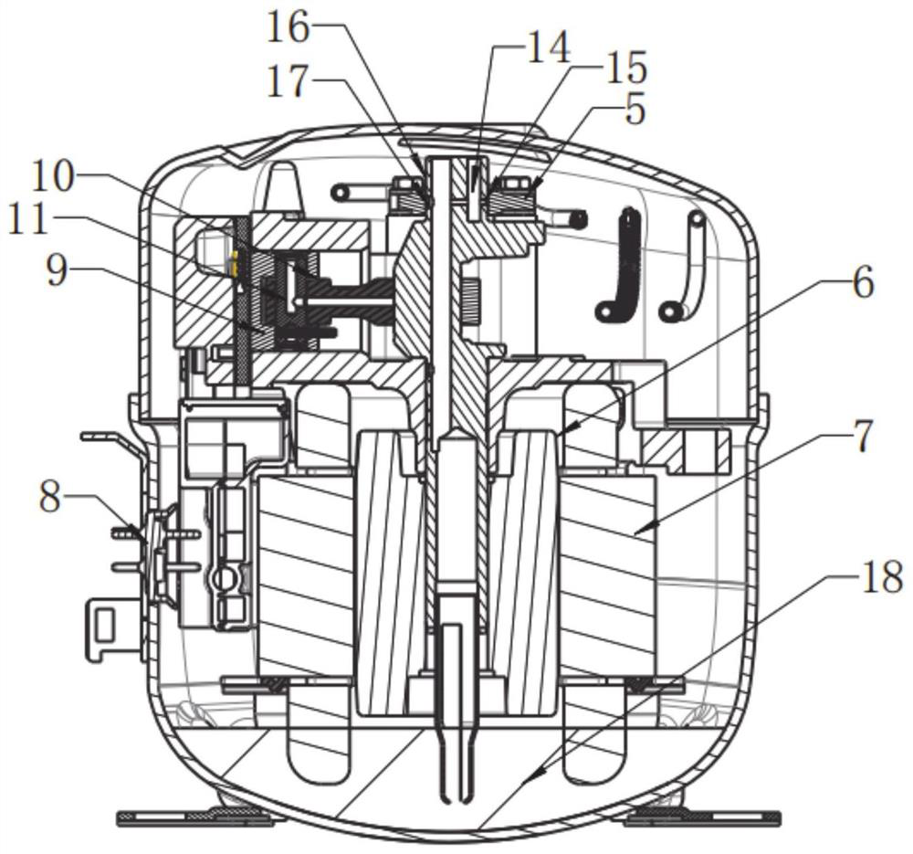 A compressor suitable for linde-hampson throttling refrigerator