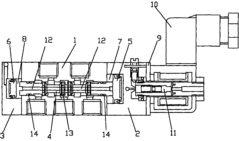 An electronically controlled reversing valve