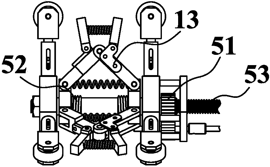 All-wheel-drive squirming-type pipe robot