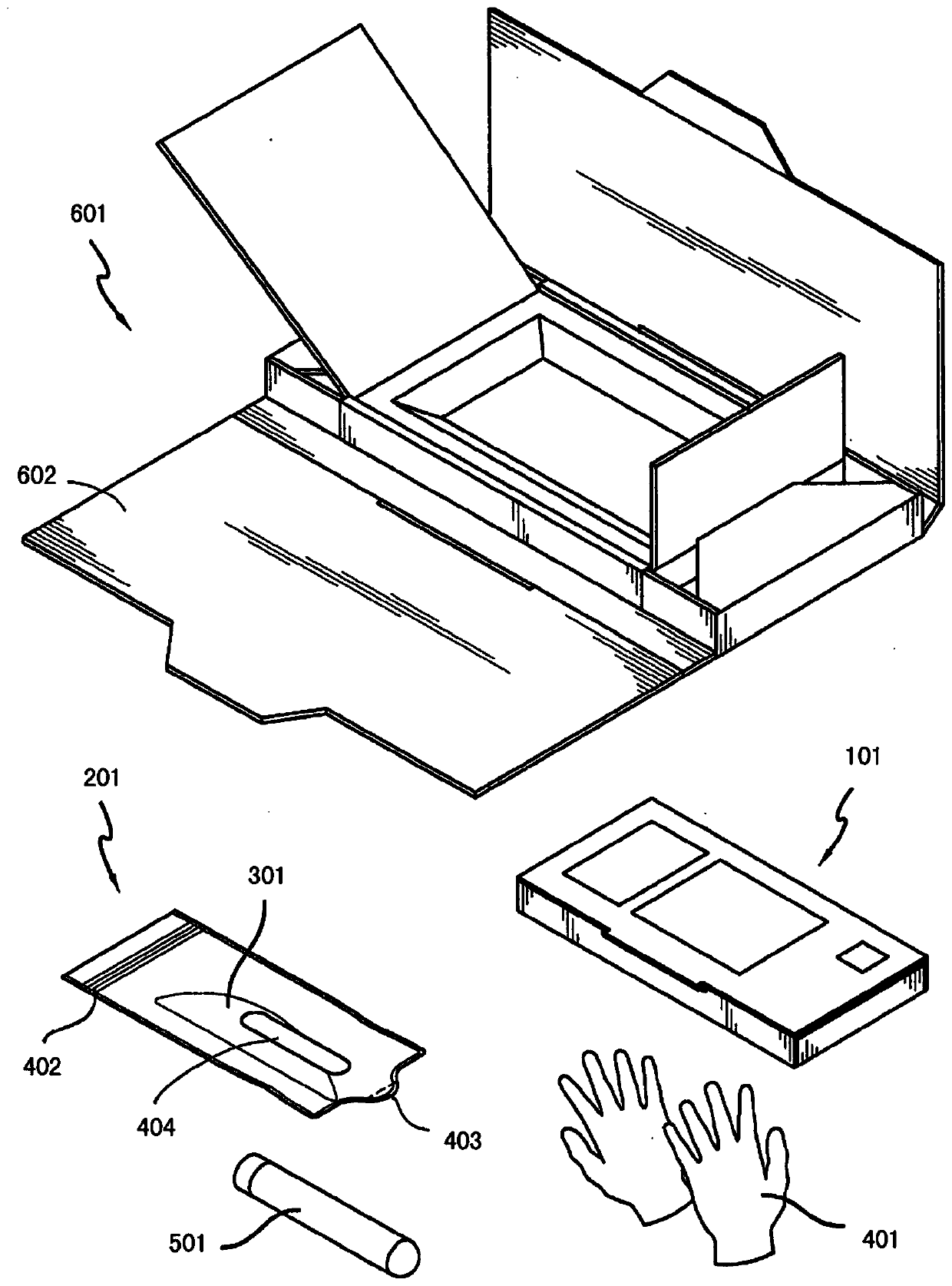 Methods, packages and devices for self-collection of biological samples