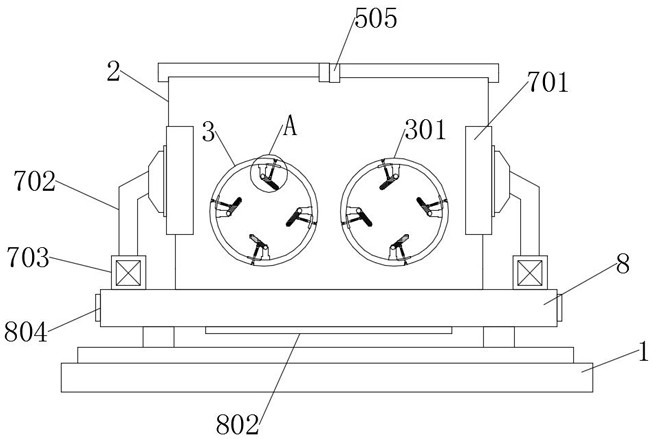 Shielded wire grounding device for electrical equipment