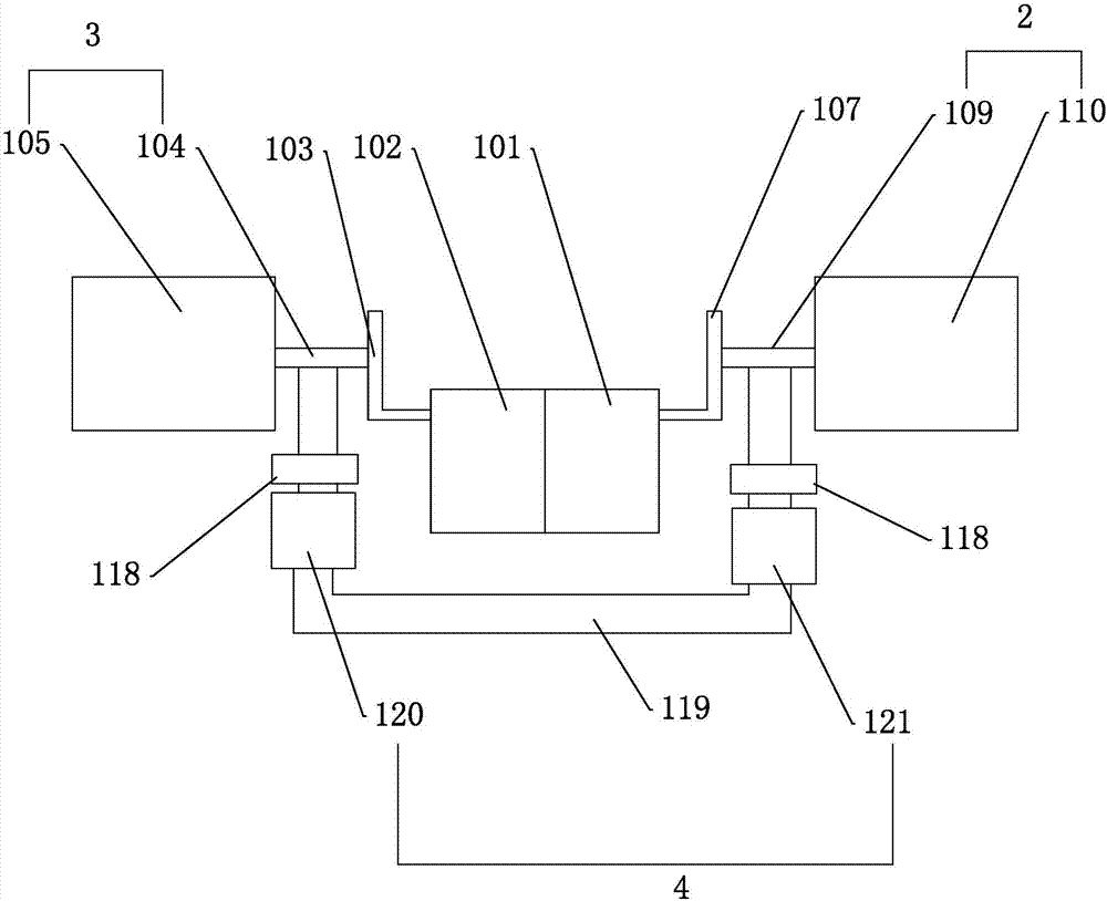 Water supply disinfection treatment system and process method thereof