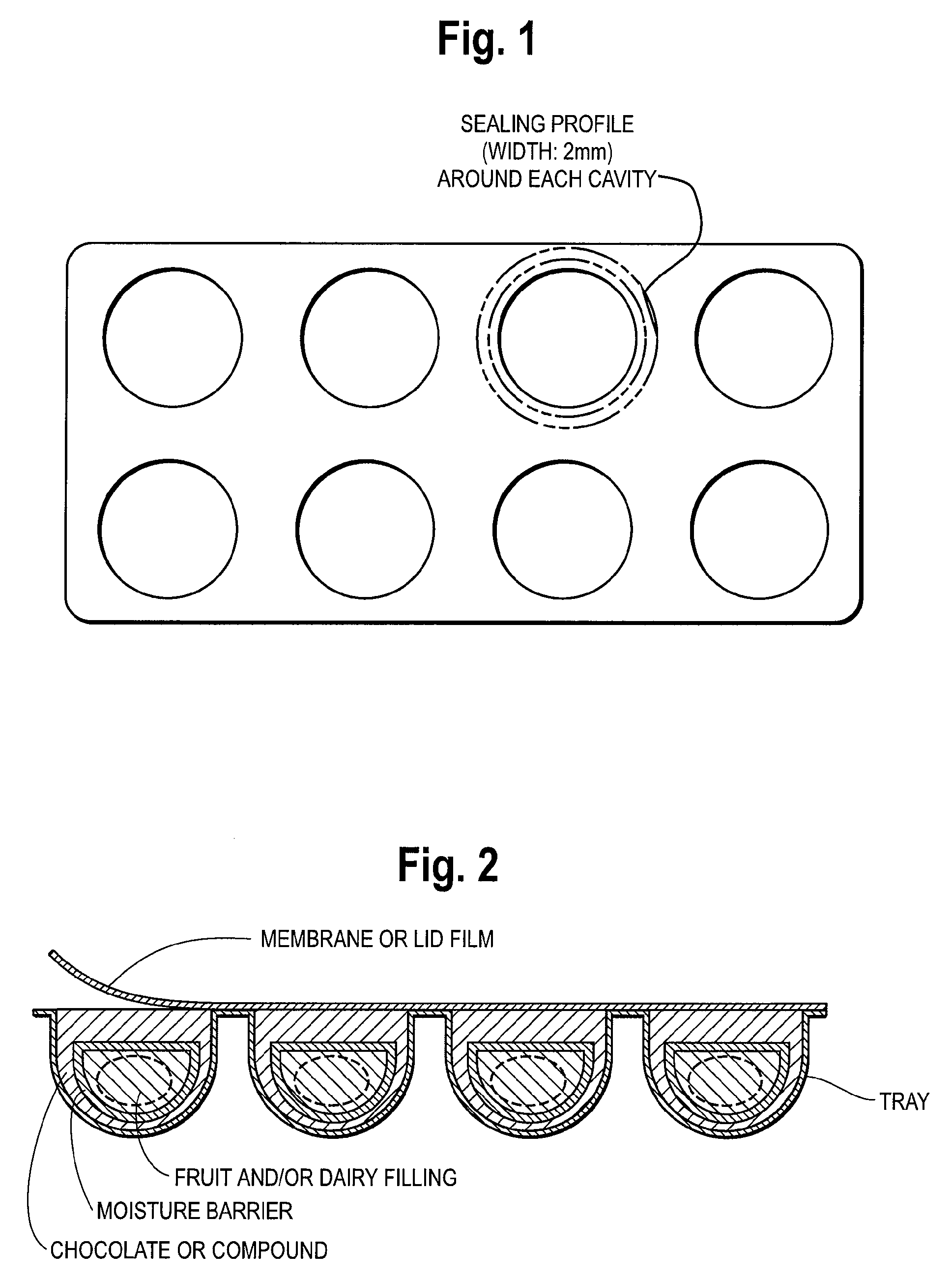 Filled confectionery products