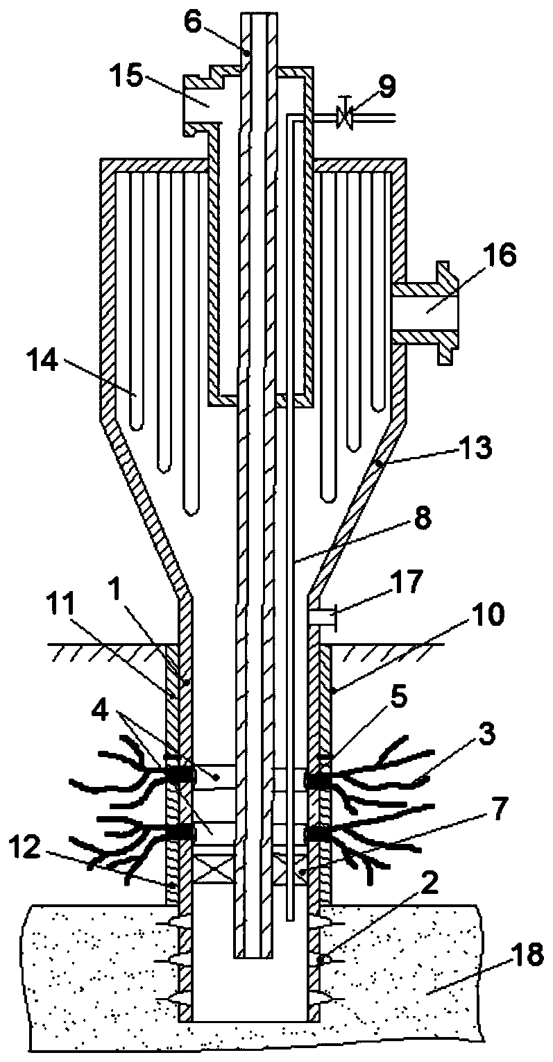 Method for co-mining of terrestrial heat and oil gas in oil or gas mining