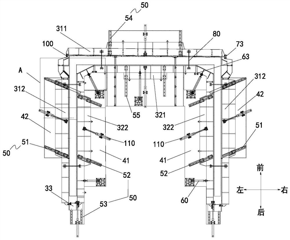 Box culvert mold of shield tunnel