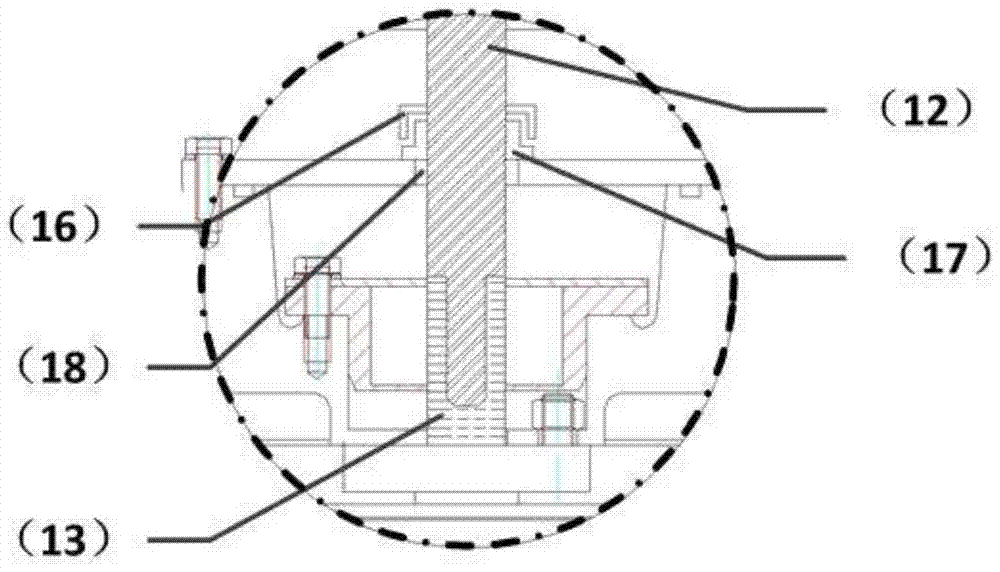 A heat dissipation structure of a high-voltage and high-current vacuum circuit breaker