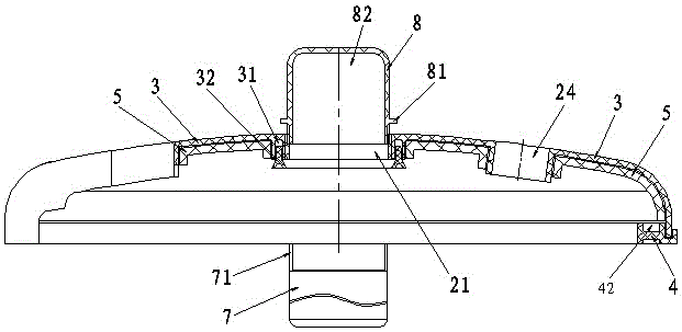 Protective energy-saving cover of pressure cooker