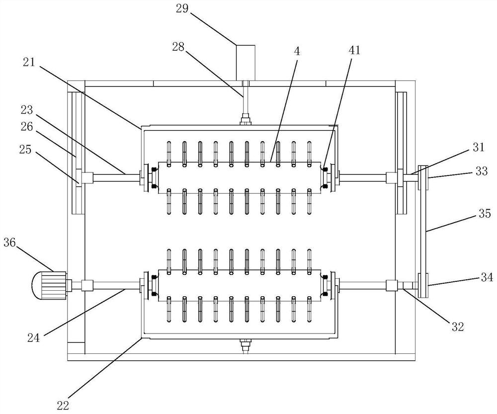 A fully automatic wire stripping machine wire feeding and pressing mechanism and operation method