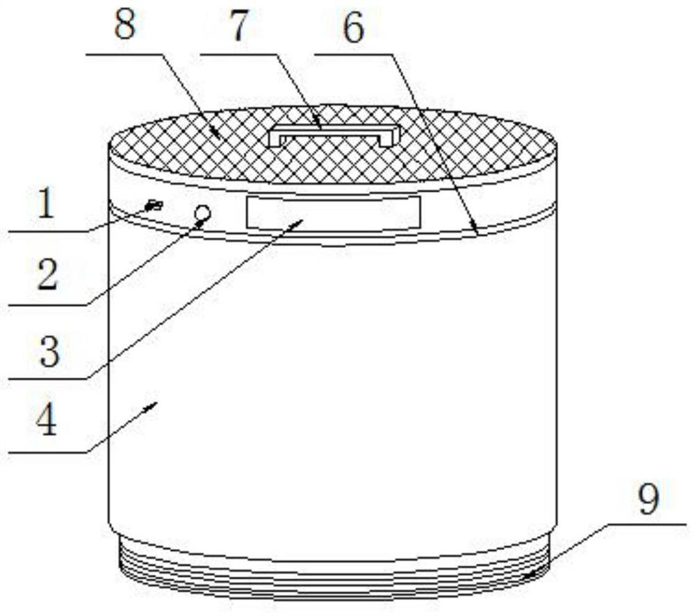 A pile hole sediment thickness detection device for construction engineering supervision