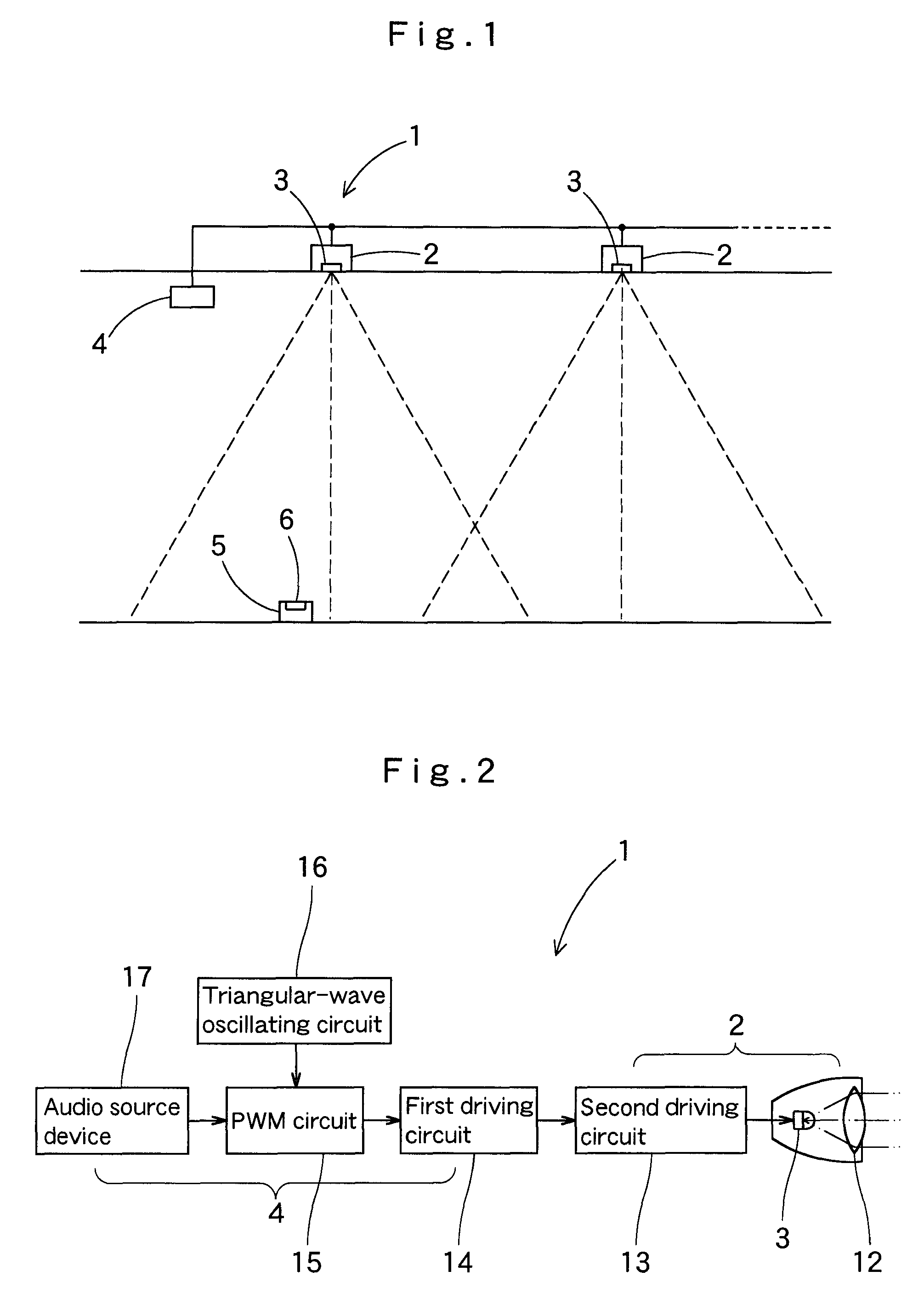 Visible light communication apparatus