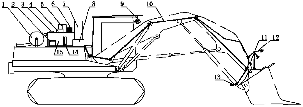 Smoke suppression and dust falling system and method facing centralized slag loading area