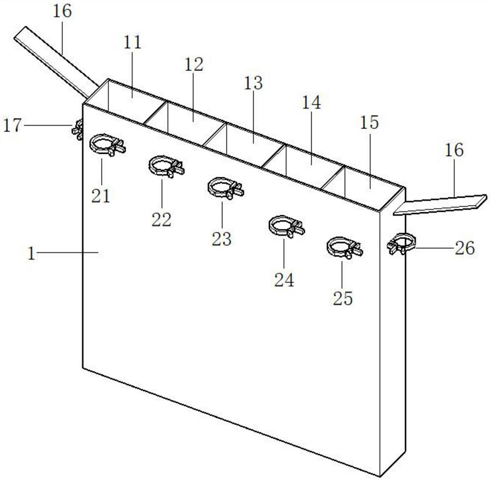 Disposable thoracoscope surgical instrument fixing and placing device