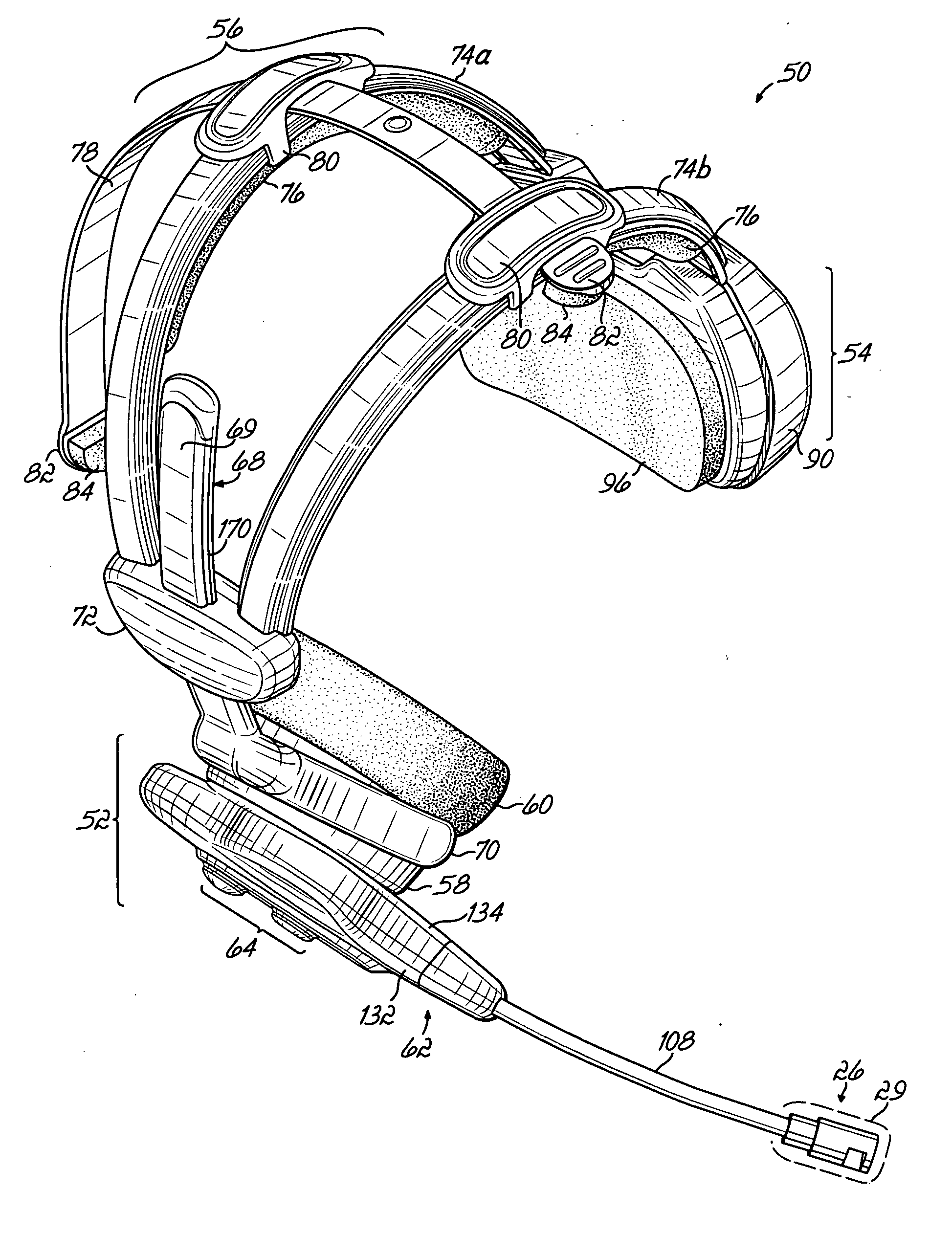 Headset terminal with speech functionality